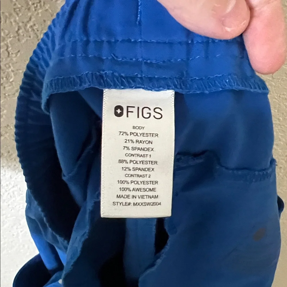 Figs Tansen Jogger Scrub Pants Royal Blue Men’s Medium
